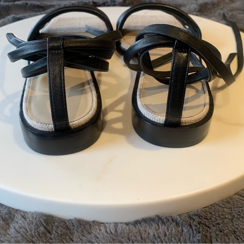 Vince Layla Leather Wrap Sandals - Picture 6 of 10